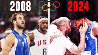 Giannis amp Spanoulis Get Emotional After Ending 16 Year Olympic Draught [upl. by Avi955]