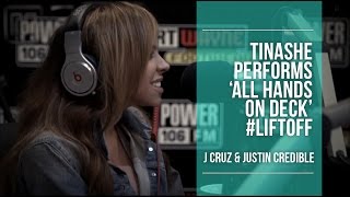 Tinashe Performs quotAll Hands On Deckquot LIVE on the LIFTOFF [upl. by Oberheim300]