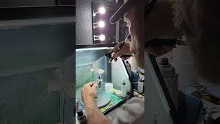 Airbrushing a bait fishing bait airbrush dad fish [upl. by Sivatco449]