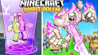 I Survived 100 Days as a SPIRIT GOLEM in HARDCORE Minecraft [upl. by Norud]