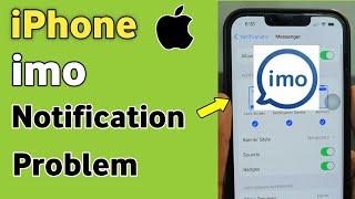 iPhone IMO Notification Problem  IMO Notifications Not Working Showing On iPhone [upl. by Yrreb822]