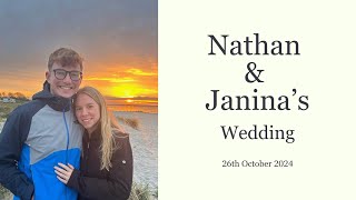 Nathan amp Janinas Wedding [upl. by Anom]