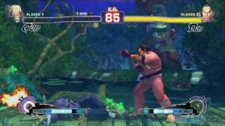 Super Street Fighter 4  Gen Vs Dan Gameplay HD  PlayJamUK [upl. by Maggs]