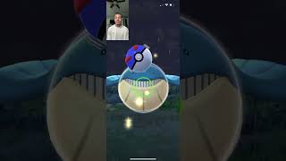 one captured of a wailmer in Pokémon go [upl. by Luttrell981]