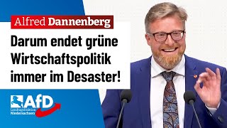 Darum endet grüne Wirtschaftspolitik immer im Desaster – Alfred Dannenberg AfD [upl. by Ahcrop]