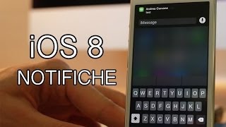 iOS 8 le nuove notifiche interattive  Focus [upl. by Rabma]