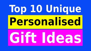 10 Best Personalised Gift Ideas  Gifting Ideas for HerHim  Customized Gifts Ideas for Birthday [upl. by Islehc]