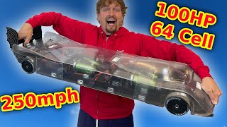 Project 250mph Quad Motor RC Car 1st Drive [upl. by Kimber]