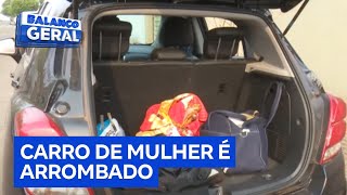 Ao estacionar carro para liberar o corpo da mãe carro de mulher é arrombado [upl. by Light]