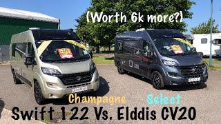 Swift 122 Champagne amp Select Campervan Review  Comparison To Elddis CV20  Is It Worth £6000 More [upl. by Pellegrini]