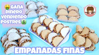 🥟CON SOLO 3 INGREDIENTES 😱 Empanadas ABIERTAS con CAJETA y NUEZ💲Repostería para VENDER en tienditas🤑 [upl. by Keller]