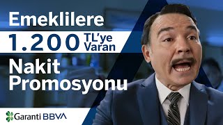 Emeklilere 1200 TL’ye Varan Nakit Promosyon [upl. by Eedya]