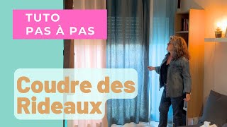 Coudre des rideaux avec la réponse à la question de la rentabilité en fin de vidéo [upl. by Dnumyar499]