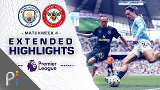 Manchester City v Brentford  PREMIER LEAGUE HIGHLIGHTS  9142024  NBC Sports [upl. by Bent]