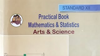 12th mathematics practical book with solutions [upl. by Eyahsal]