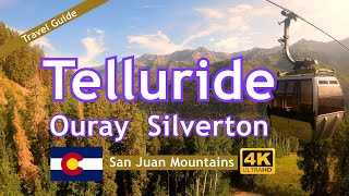 Telluride  Ouray  Silverton Travel Guide for San Juan Mountains [upl. by Aidaas272]