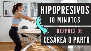 Ejercicios Abdomen POST CESÁREA ✅ HIPOPRESIVOS ¡Recupera tu figura [upl. by Hegarty]