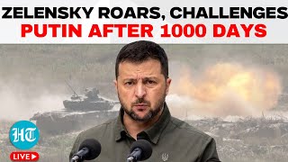 Zelensky Speech Live  Ukraine Marks 1000 Days of Fullscale War  Russia Ukraine War Live  Putin [upl. by Iruyas585]