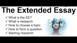 How to do IBs Extended Essay by an EE examiner [upl. by Namhar]