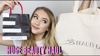 HUGE COLLECTIVE BEAUTY HAUL ft Jeffree Star Marc Jacobs amp More  JASMINE C [upl. by Enywtna]