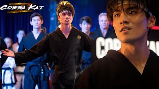 ALL KWON JAESUNG FIGHTS  Cobra Kai Season 6 Part 2  HD 60fps [upl. by Octavie]