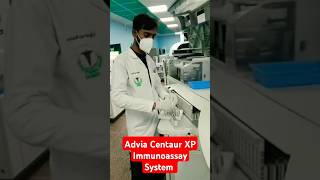 Advia Centaur XP Immunoassay System Fully automated biochemistry analyzer shorts biochemistry [upl. by Odeen]