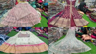 Chickpet Bangalore gowns lehangas ampready to wear sarees 1250 clearance salesingle piece courier [upl. by Odanref]