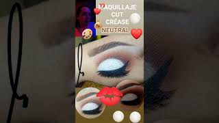 MAQUILLAJE cut crease [upl. by Anirahc]