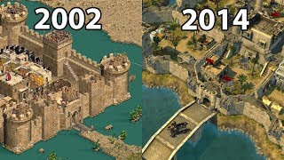 Stronghold Crusader HD vs Stronghold Crusader 2 [upl. by Watters538]