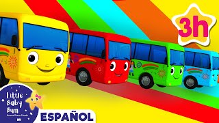 Las Ruedas Del Autobús 🚌 Caricaturas de autobuses 🚌 Canciones infantiles  LBB Español [upl. by Ettelocin72]