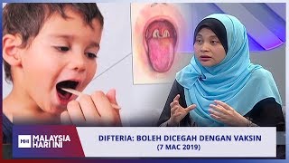 Difteria Boleh Dicegah Dengan Vaksin  MHI 7 Mac 2019 [upl. by Suelo]