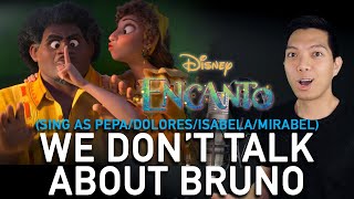 We Dont Talk About Bruno FelixCamiloOthers Part Only  Karaoke  Encanto [upl. by Enamrahs]