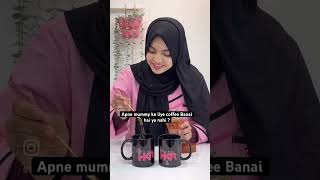 How to make coffee mom daughter duo tahoor fatima raad  viral videos [upl. by Letitia]