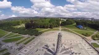 Drone Frognerparken  Vigelandsparken [upl. by Hesoj]