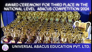 Award Ceremony for Third Place in the National level Abacus Competition 2024 [upl. by Leatrice]