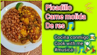 Easy picadillo fast and delicious no secrets 🧑‍🍳 cocinando cooking music [upl. by Amek]