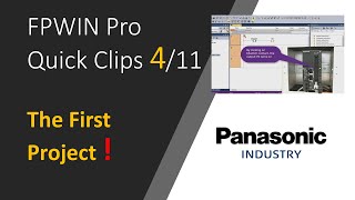 4 FPWIN Pro 7 The First Project [upl. by Ellahcim]