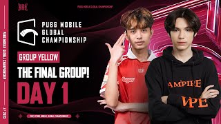 EN 2023 PMGC League  Group Yellow Day 1  PUBG MOBILE Global Championship [upl. by Llerral]