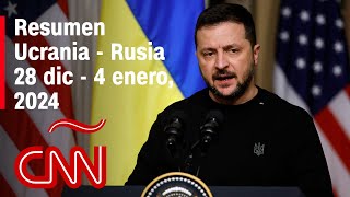 Resumen en video de la guerra Ucrania  Rusia noticias de la semana 28 dic al 4 de enero de 2024 [upl. by Atrahc27]