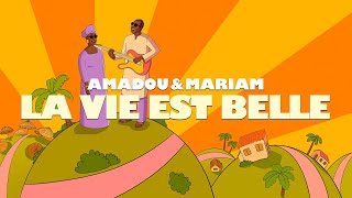 Amadou amp Mariam – La vie est belle Official Music Video [upl. by Neerod]