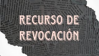 Recurso de revocación SAT [upl. by Guillermo]