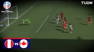 ¡ATAJADÓN Crépeau sobresaliente  Perú 00 Canadá  Copa América 2024  J2  TUDN [upl. by Onfre241]