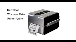 Download Gainscha Barcode Printer Driver and Printer Utility [upl. by Ennayk]