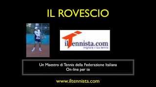 Lezioni di Tennis  il rovescio a una mano [upl. by Fergus]