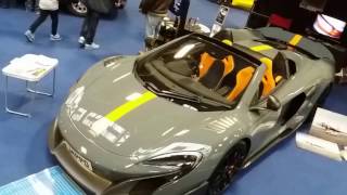 McLaren 675LT Spider Exterior and Interior Walkaround  Performance Auto Show 2017 [upl. by Neyu]