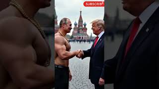 Donald Trump and Vladimir Putin at red square  ai generated video  ai video  ai presidents ai [upl. by Elon]