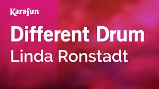 Different Drum  Linda Ronstadt  Karaoke Version  KaraFun [upl. by Melitta]