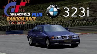 An e36 BMW 323i Coupe in Gran Turismo 2  Gran Turismo 2 Plus Gameplay [upl. by Ryun]