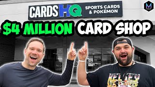 INSIDE The LARGEST SPORTS CARD SHOP IN THE WORLD Cards HQ 💰 [upl. by Eachern]