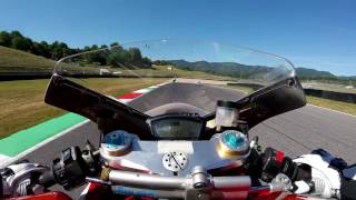 Mugello Circuit 2017  Onboard Ducati 1098  Wheelie wednesday [upl. by Hanway442]